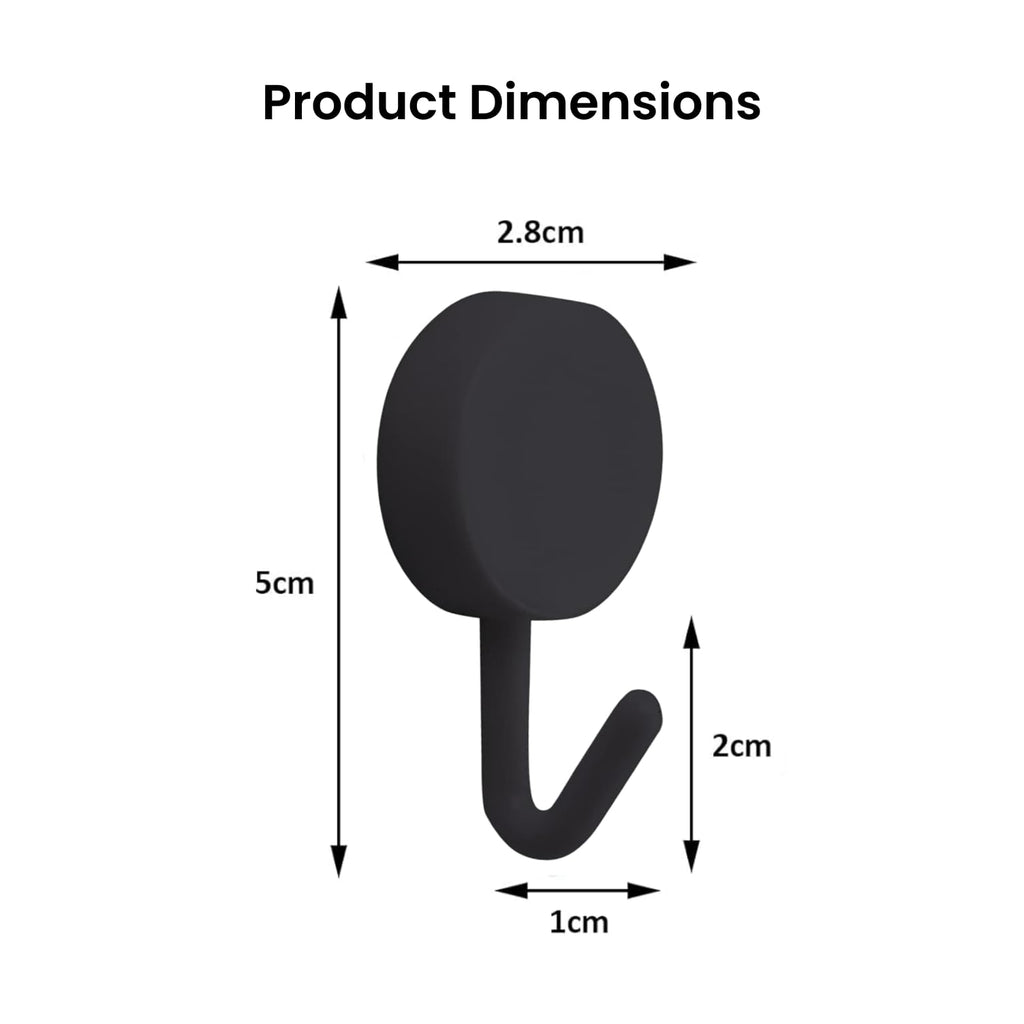 Zulaxy Wall Hanger Hooks for Hanging Clothes Home Kitchen Office Bathroom Bedroom Door, 2 Pack Self Adhesive Strong Hanger Hooks (6 Hooks Hanger, Transparent)