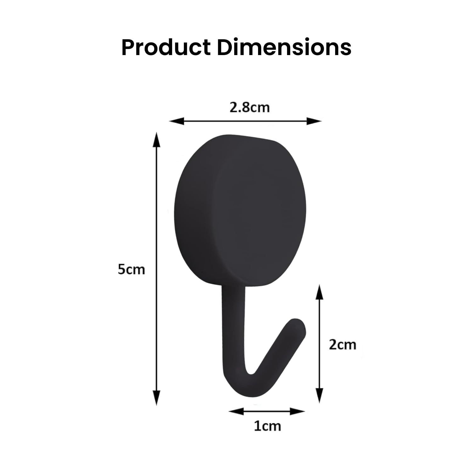 Zulaxy Wall Hanger Hooks for Hanging Clothes Home Kitchen Office Bathroom Bedroom Door, 2 Pack Self Adhesive Strong Hanger Hooks (6 Hooks Hanger, Transparent)