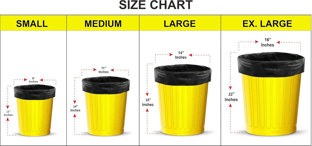 Shalimar Premium (Lavender Fragrance) Scented Garbage Bags | Medium 19 X 21 Inches | 120 Bags (30 Bags X 4 Rolls) | Dustbin Bag/Trash Bag | (Black) - Perforated Box for Easy Dispensing